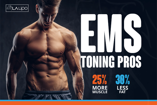 Image of man with sculpted stomach showing the fat loss and muscle gain of LA-EMS Body Sculpting Treatment Aylesbury